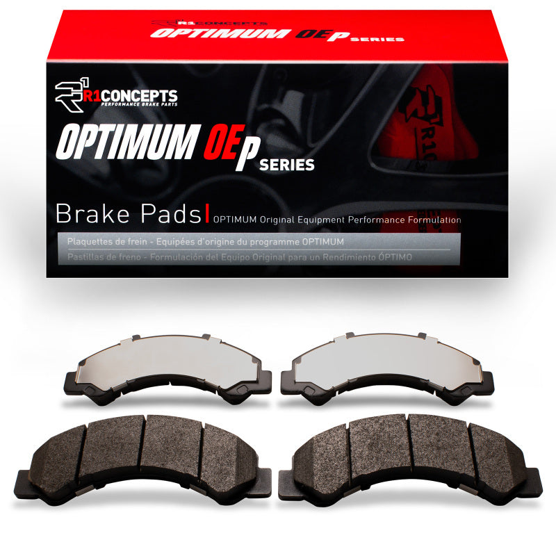 R1 Concepts R1 98-24 Chevrolet W4500 Tiltmaster(w/Front Rotors) Front/Rear R1 Optimum OE Brake Pads