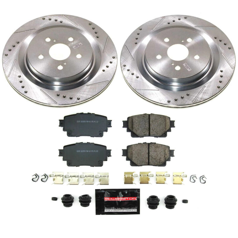 PowerStop Power Stop 20-22 Toyota Highlander Rear Z23 Evolution Brake Kit