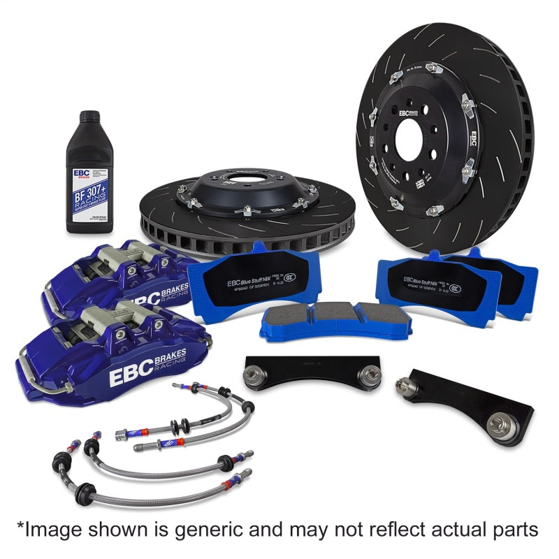 EBC Racing 89-98 Nissan Skyline GT-R R32/R33 Blue Apollo-6 Calipers 355mm Rotors Front Big Brake Kit