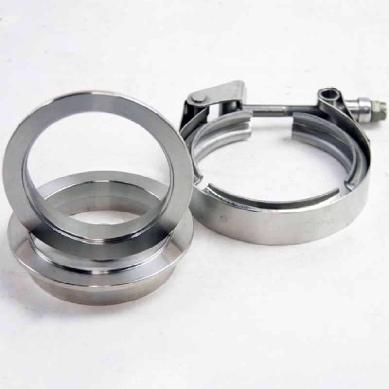 Granatelli Motor Sports Granatelli 3.5in Mating Male to Female Flanges w/V-Band Clamp