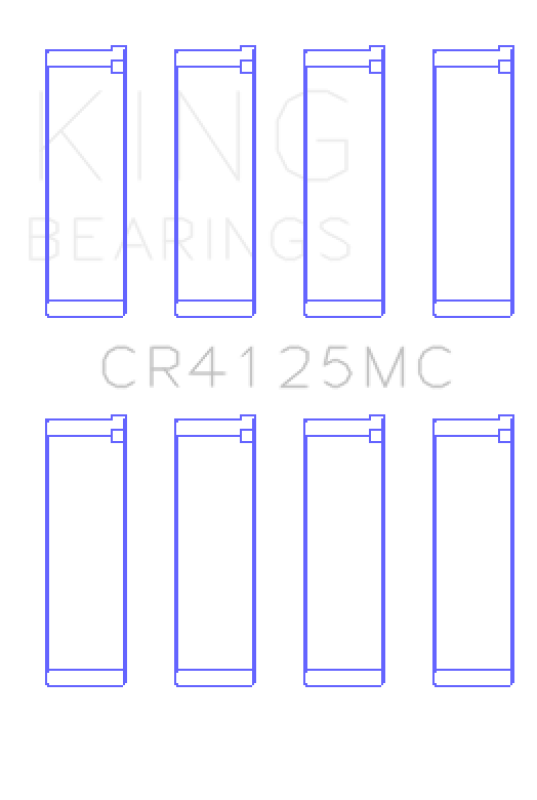 King Engine Bearings Subaru EJ20/EJ22/EJ25 (Incl. Turbo) (Size 0.05) Connecting Rod Bearing Set