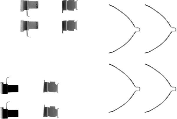 TEXTAR 82052900 Brake Pad Fitting Kit