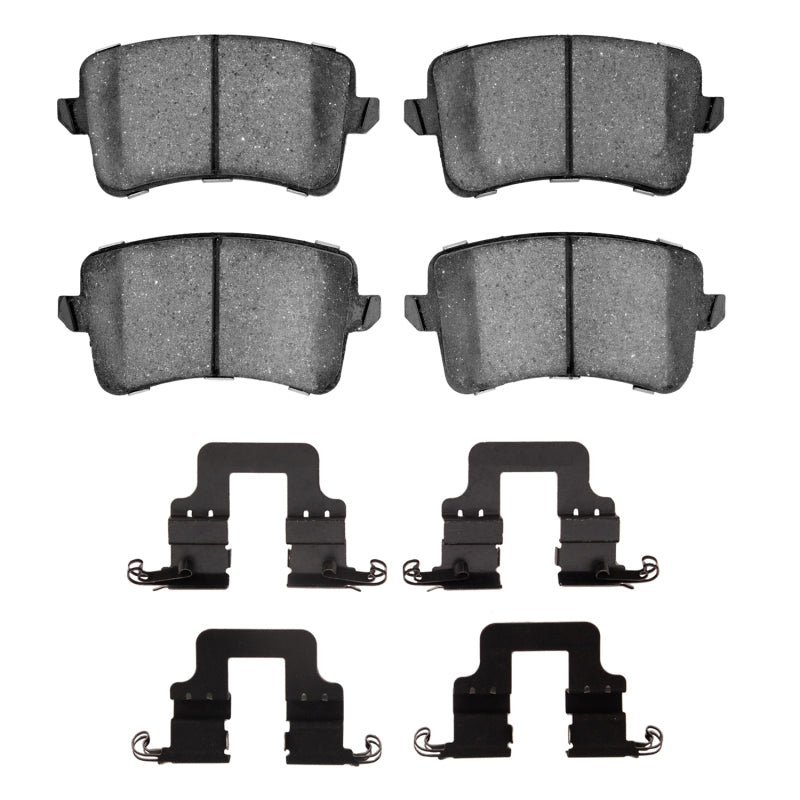 R1 Concepts R1 08-17 Audi A4 (USA/Canada) Rear Semi Met Pads & Hardware Kit