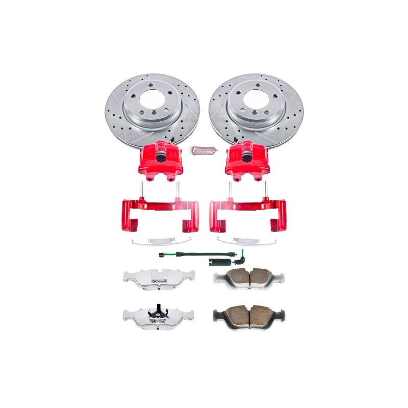 PowerStop Power Stop 01-05 BMW 325xi Front Z26 Street Warrior Brake Kit w/Calipers