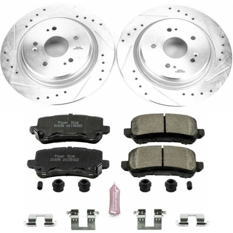 PowerStop Power Stop 15-19 Acura TLX Rear Z23 Evolution Sport Brake Kit