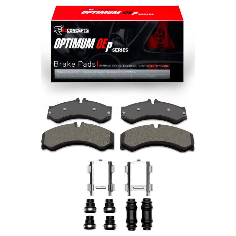 R1 Concepts R1 02-06 Dodge Sprinter 3500 Front/Rear Optimum OE Pads & Hardware Kit
