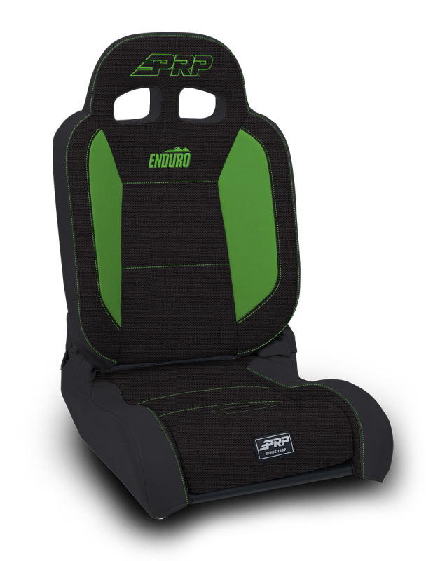 PRP Seats PRP EnduroDaily Reclining Suspension Seat - Black/Green Tweed - Passenger