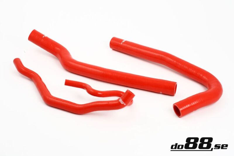 do88 Volvo 740/940 (w/T5 Engine) Coolant Hoses Red