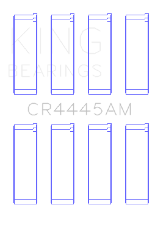 King Engine Bearings Subaru Ea81/Ea81T/Ea82/Ea82T (Size +0.75mm) Connecting Rod Bearing Set