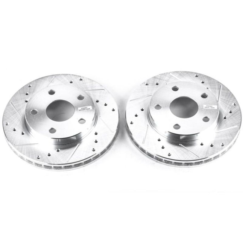 PowerStop Power Stop 91-95 Toyota MR2 Front Evolution Drilled & Slotted Rotors - Pair