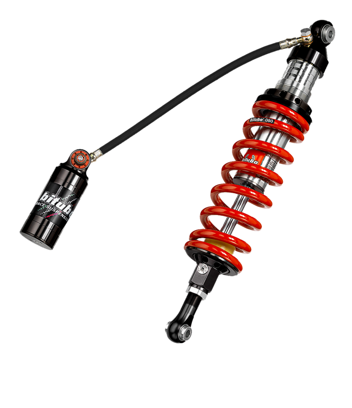 Bitubo Suspension Bitubo CYU1 Monoshock Adjustable: Preload, Rebound, Double Compression, Length, Red Spring
