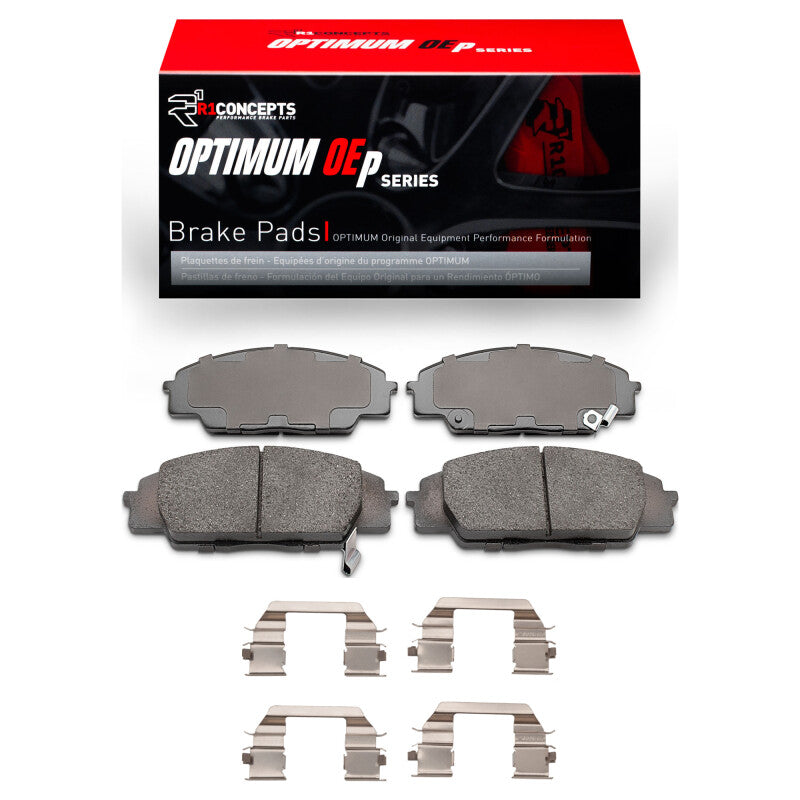 R1 Concepts R1 2006-2011 Honda Civic Coupe Front R1 Optimum OE Pads & Hardware Kit