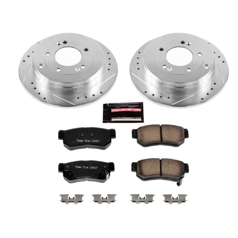 PowerStop Power Stop 06-09 Hyundai Azera Rear Z23 Evolution Sport Brake Kit