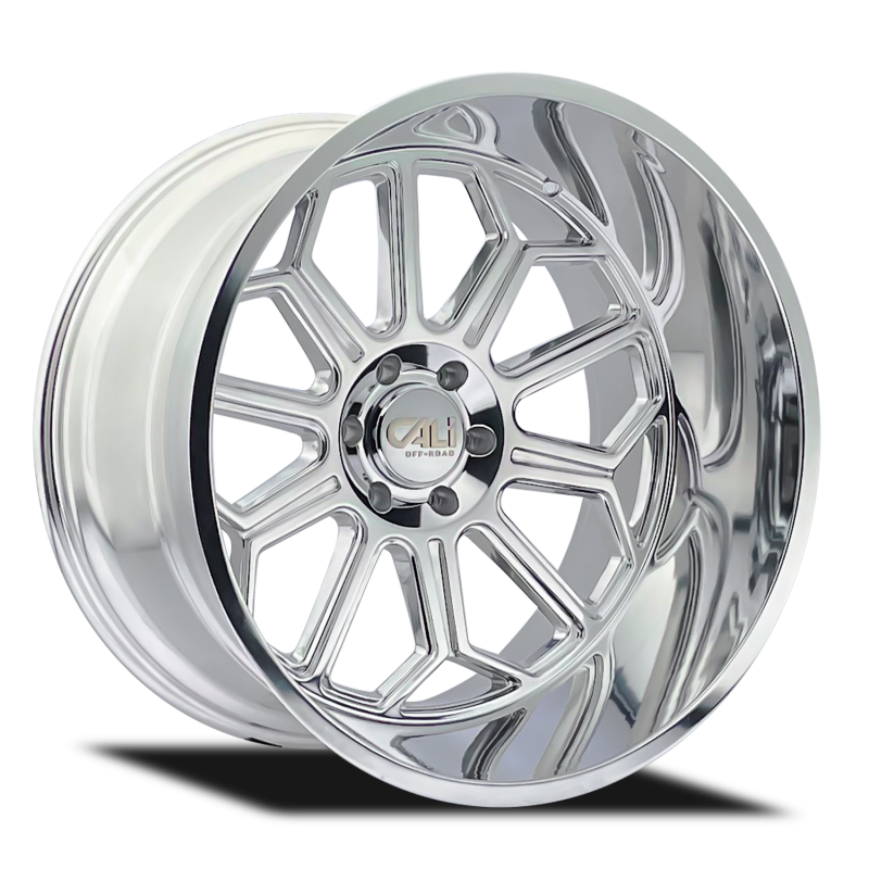 Cali Off-Road 9117 Auburn 20x10 / 6x139.7 BP / -25mm Offset / 106mm Hub Polished Wheel