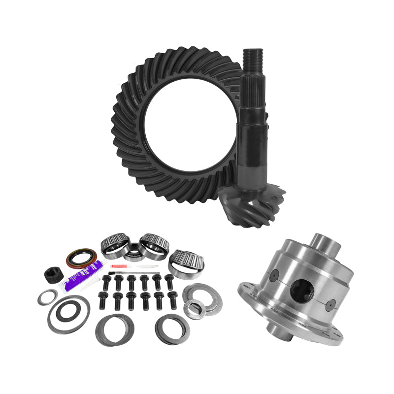 Yukon Gear & Axle Yukon Gear 11.25in Dana 80 4.30 Rear Ring & Pinion Install Kit 35 Spline Positraction 4.125in BRG