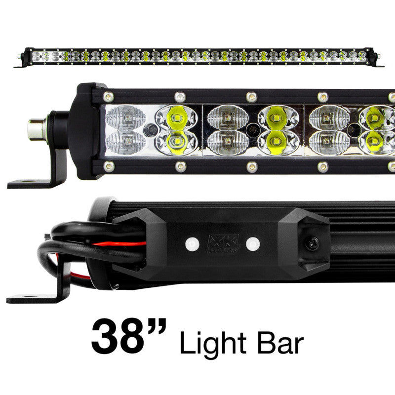 XKGLOW XK Glow RGBW Light Bar High Power Offroad Work/Hunting Light w/ Bluetooth Controller 38In
