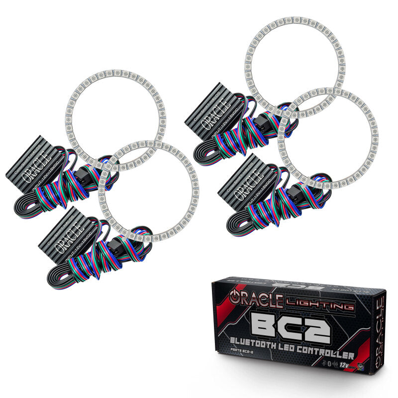 ORACLE Lighting Oracle Chevrolet Corvette C6 05-13 Halo Kit - ColorSHIFT w/ BC1 Controller