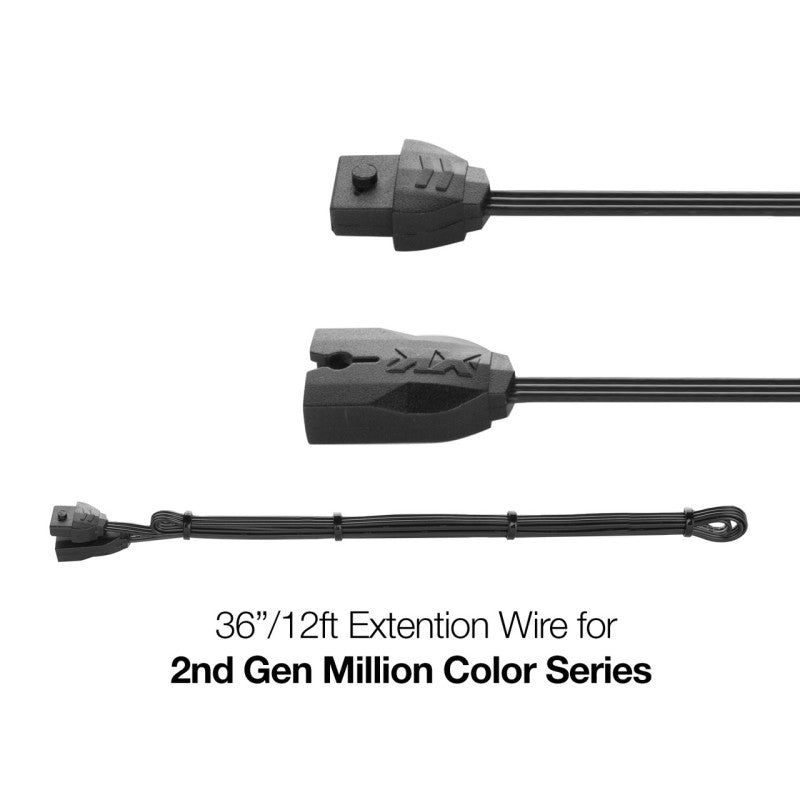 XKGLOW XK Glow Extension Wire for Million Color Series 2nd Gen 36In