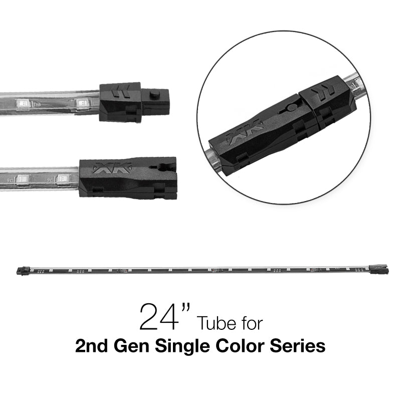 XKGLOW XK Glow Single Color 24in Tube Single Color BLUE - 2nd Gen