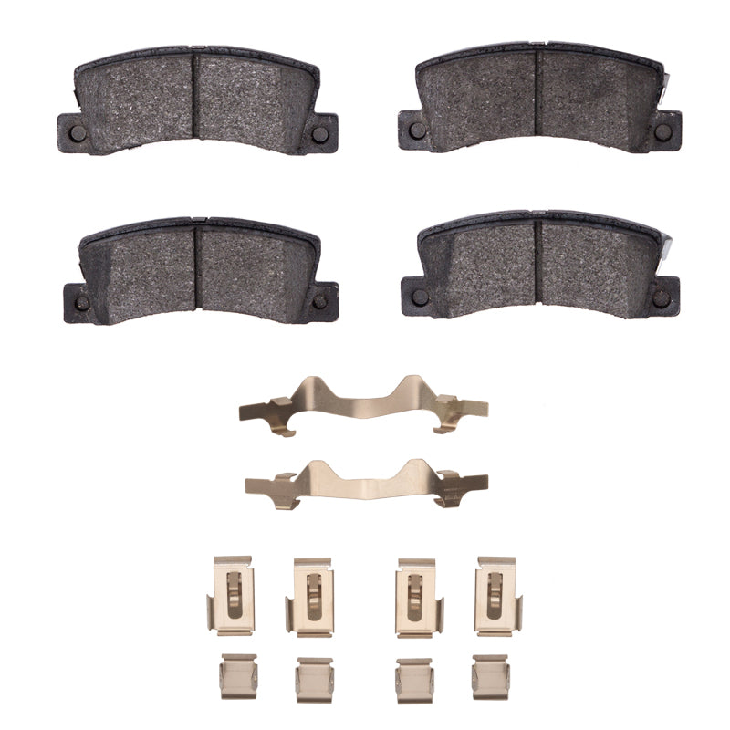R1 Concepts R1 86-93 Toyota Celica Rear Semi Met Pads & Hardware Kit