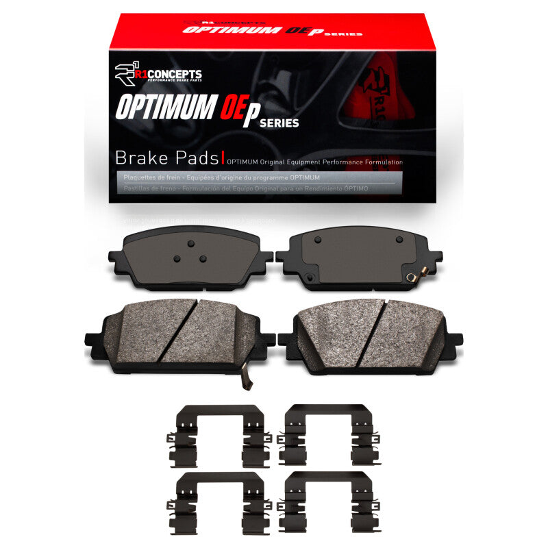 R1 Concepts R1 21-26 Genesis GV70 Front Optimum OE Brake Pads & Hardware Kit
