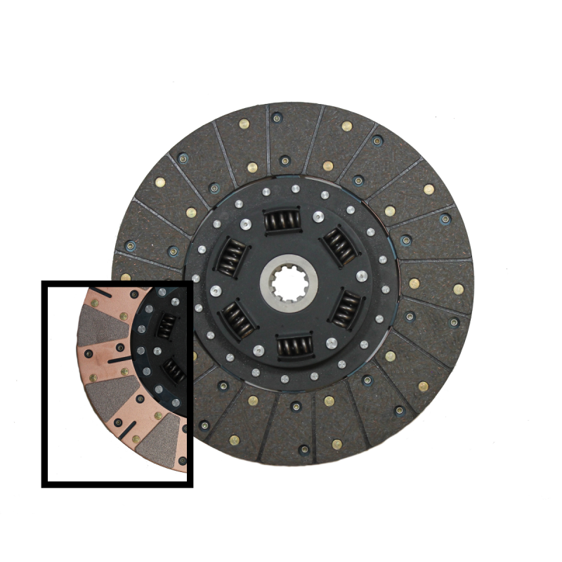McLeod Racing McLeod Disc 10.5 X 1 X 23 Metric Spline Org/Ceramic Facing Dual Performance
