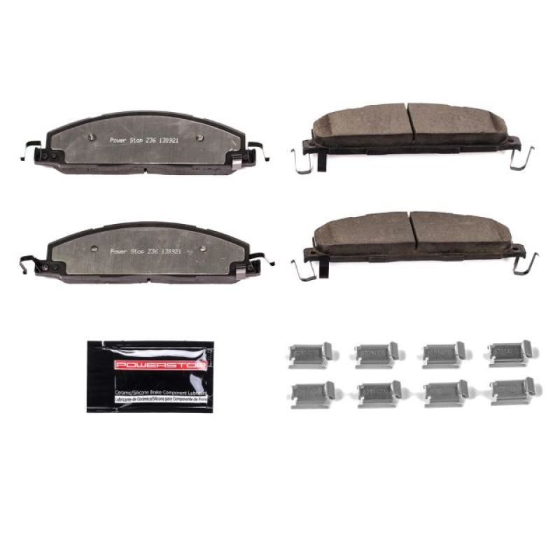 PowerStop Power Stop 09-10 Dodge Ram 2500 Rear Z36 Truck & Tow Brake Pads w/Hardware