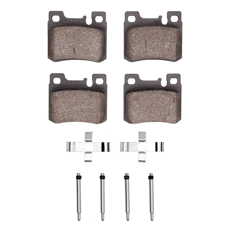 R1 Concepts R1 86-95 Mercedes-Benz 190E Rear Semi Met Pads & Hardware Kit