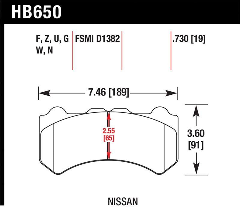Hawk Performance Hawk 09-11 Nissan GT-R HPS Street Front Brake Pads