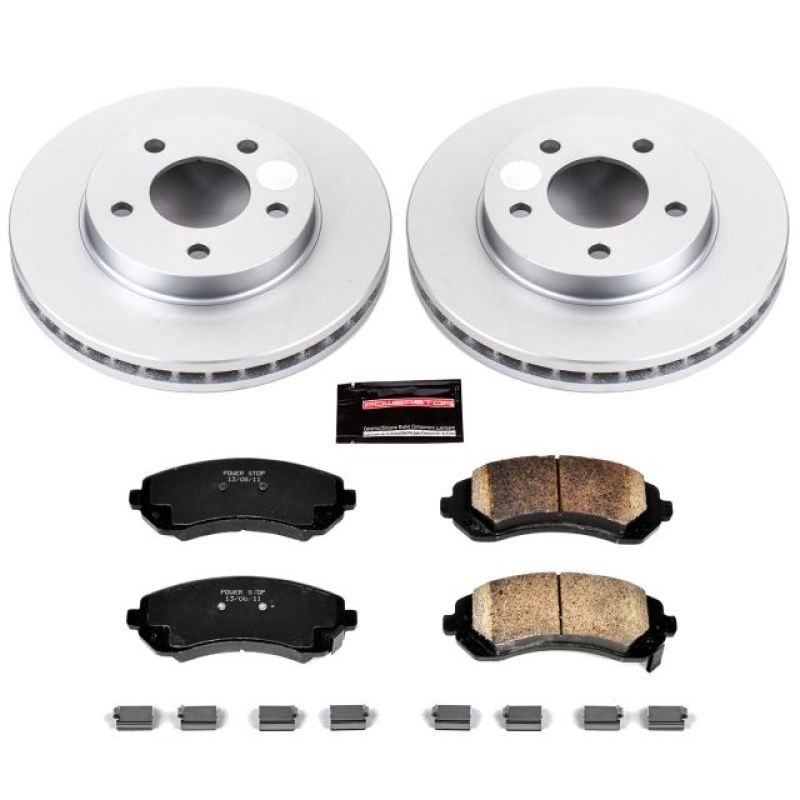 PowerStop Power Stop 02-07 Buick Rendezvous Front Z17 Evolution Geomet Coated Brake Kit