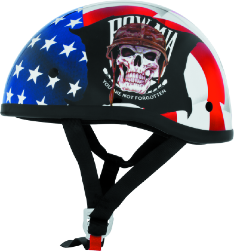 Bikers Choice Skid Lids POW MIA Original Helmet - Small