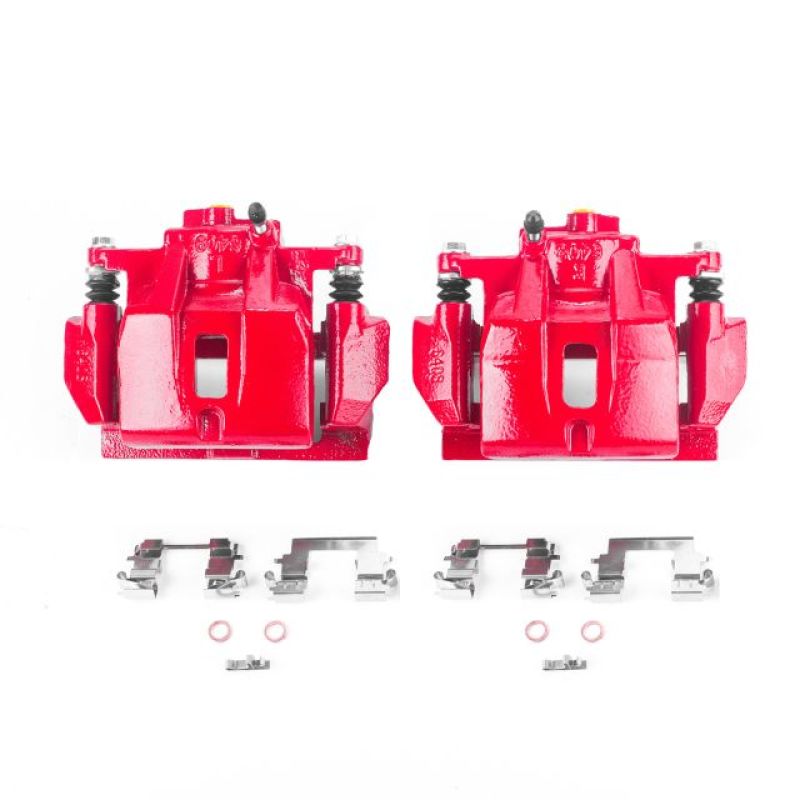 PowerStop Power Stop 04-06 Lexus RX330 Front Red Calipers w/Brackets - Pair