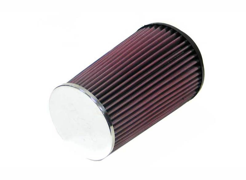 K&N Engineering K&N Universal Chrome Filter 4 inch FLG / 5 3/8 inch Bottom / 4 1/2 inch Top / 8 inch Height