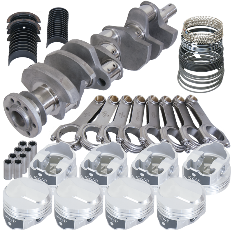 Eagle Chevy 454 4.000in Crank 6.135in H-Beam 38cc Dome 4.350in Pistons Rotating Assembly