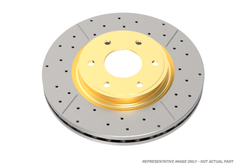 DBA 16-22 Acura ILX Rear Street Drilled & Slotted Rotor