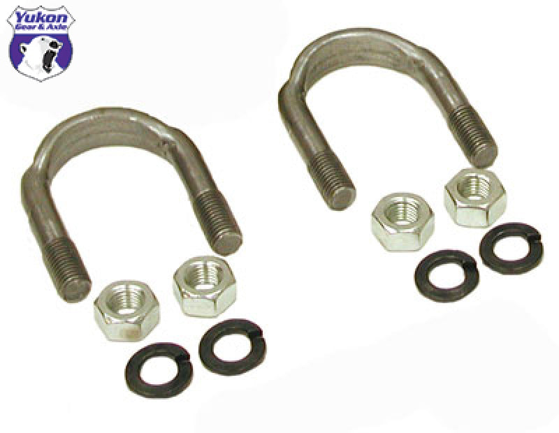 Yukon Gear & Axle Yukon Gear 1310 and 1330 U/Bolt Kit (2 U-Bolts and 4 Nuts) For 9in Ford
