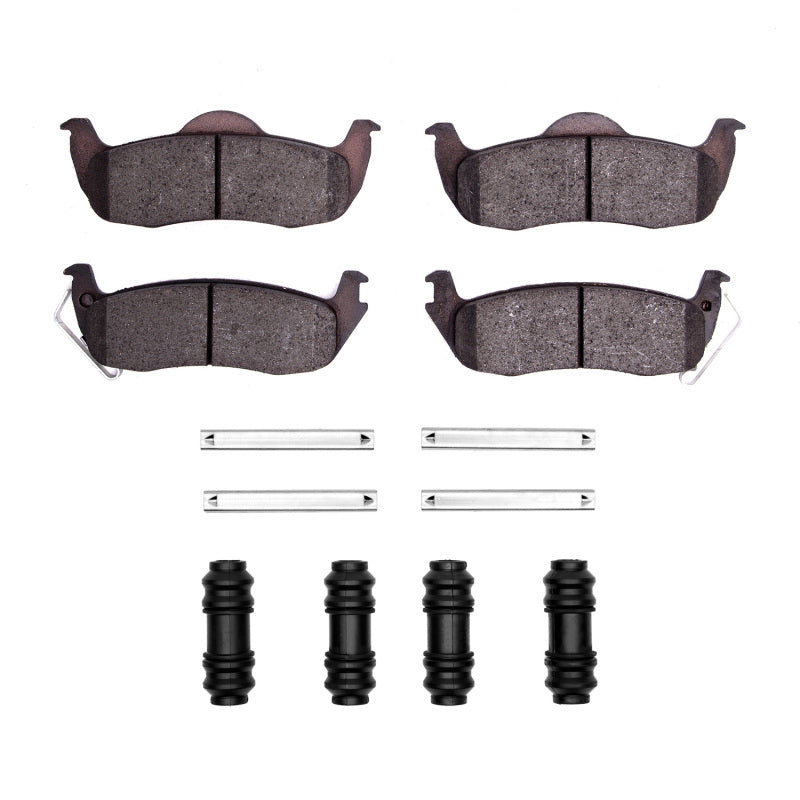 DFC 05-10 Jeep Commander Rear Ultimate Duty Performance Brake Pads and Hardware Kit