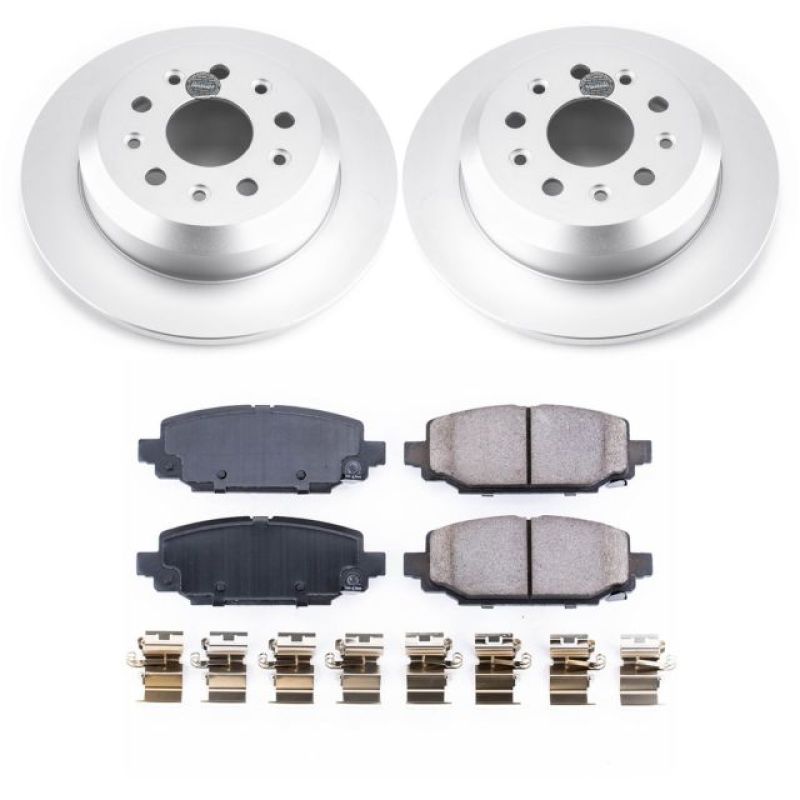 PowerStop Power Stop 18-19 Jeep Wrangler Rear Z17 Evolution Geomet Coated Brake Kit