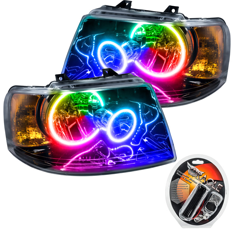 ORACLE Lighting Oracle 03-06 Ford Expedition SMD HL - Black - ColorSHIFT