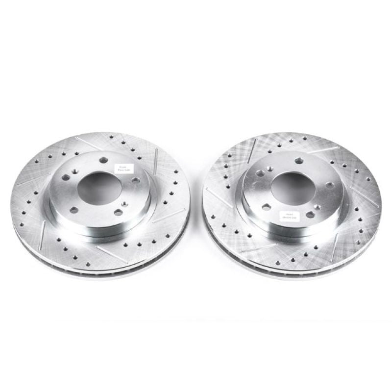 PowerStop Power Stop 00-01 Infiniti I30 Front Evolution Drilled & Slotted Rotors - Pair