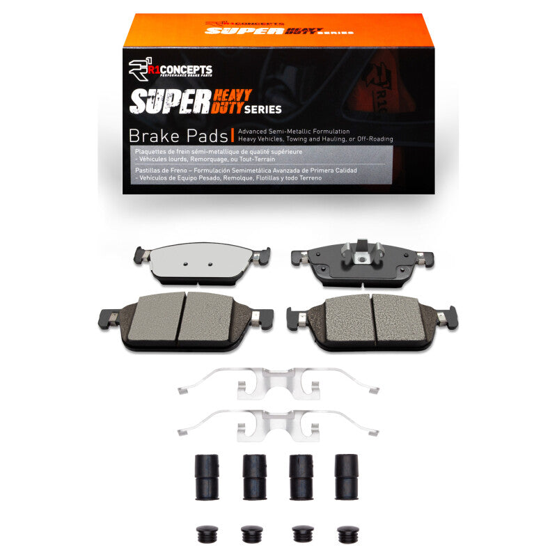 R1 Concepts R1 2013-2023 Ford Focus Front R1 Super Duty Pads & Hardware Kit