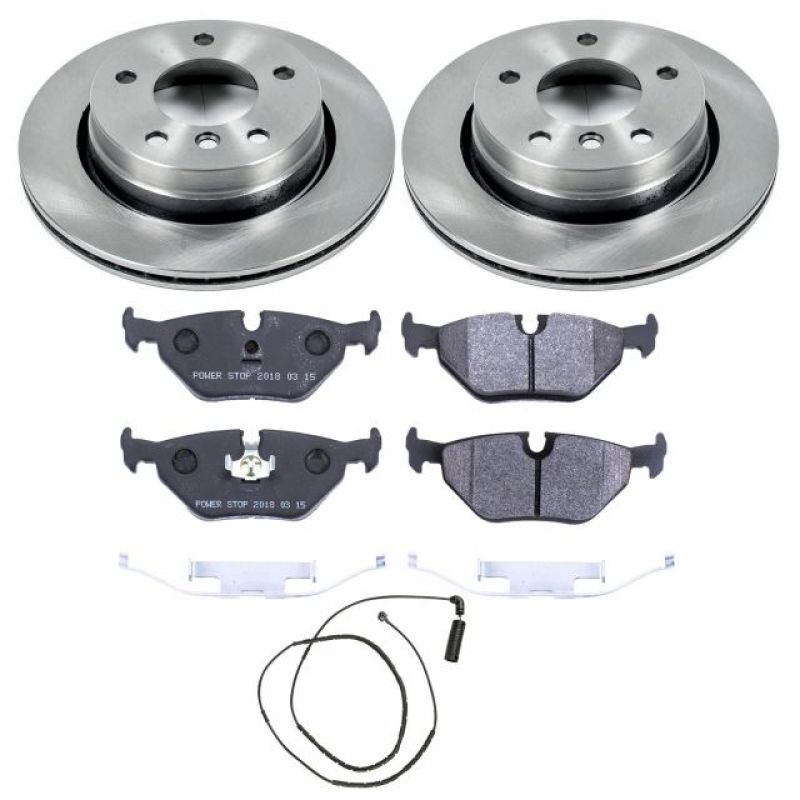 PowerStop Power Stop 2000 BMW 323Ci Rear Track Day Brake Kit