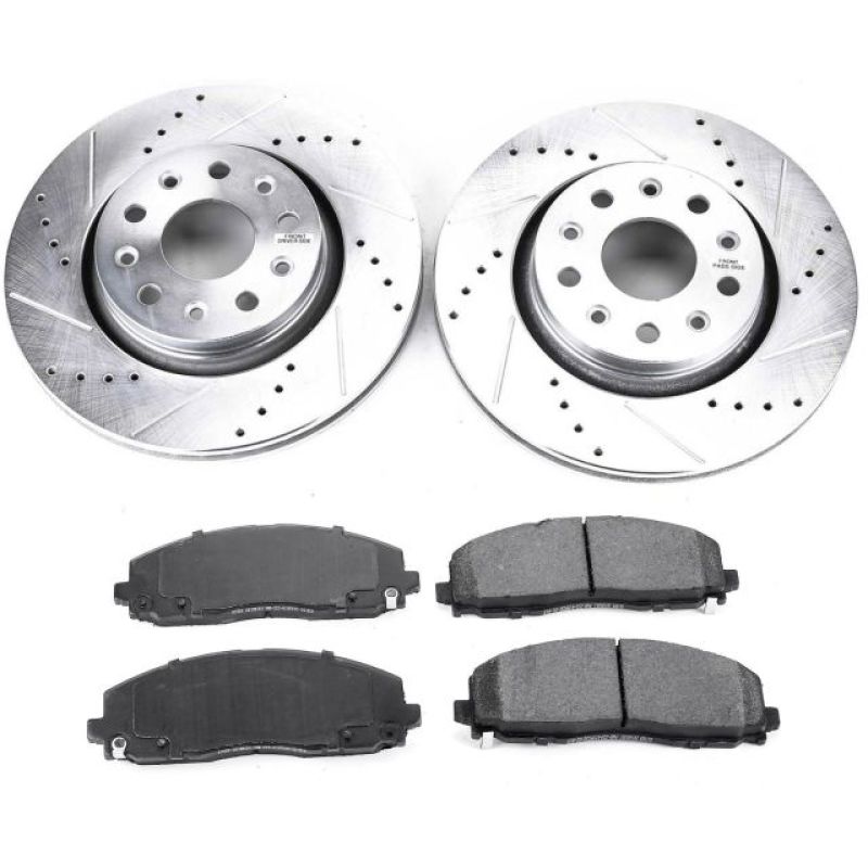PowerStop Power Stop 18-19 Jeep Wrangler Front Z23 Evolution Sport Brake Kit