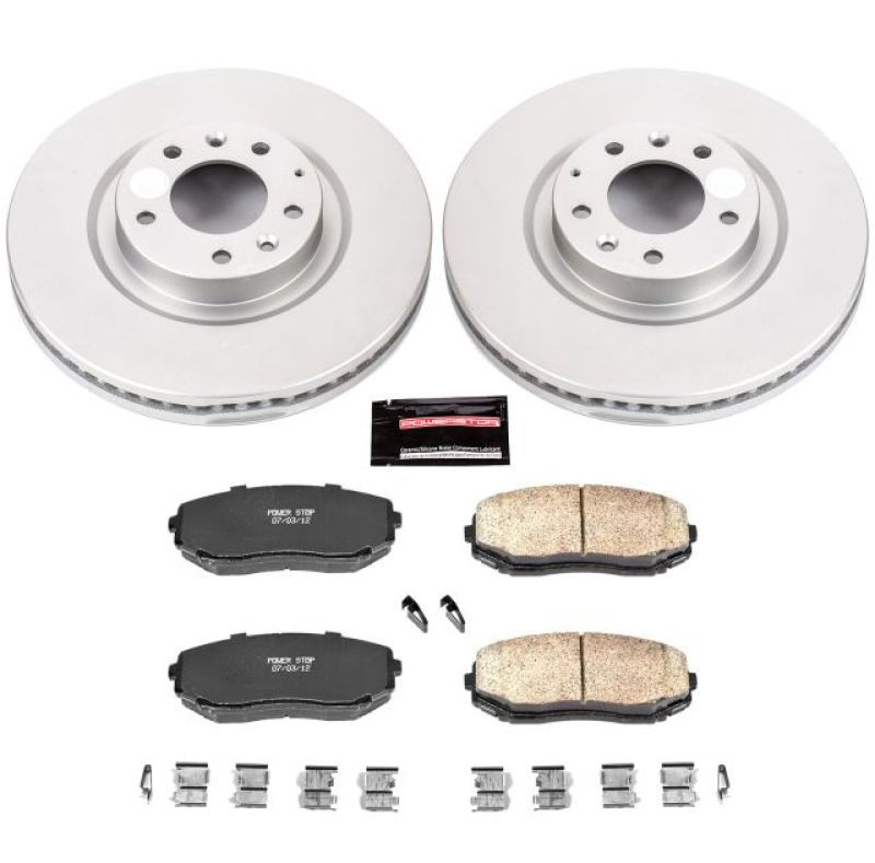 PowerStop Power Stop 07-15 Mazda CX-9 Front Z17 Evolution Geomet Coated Brake Kit