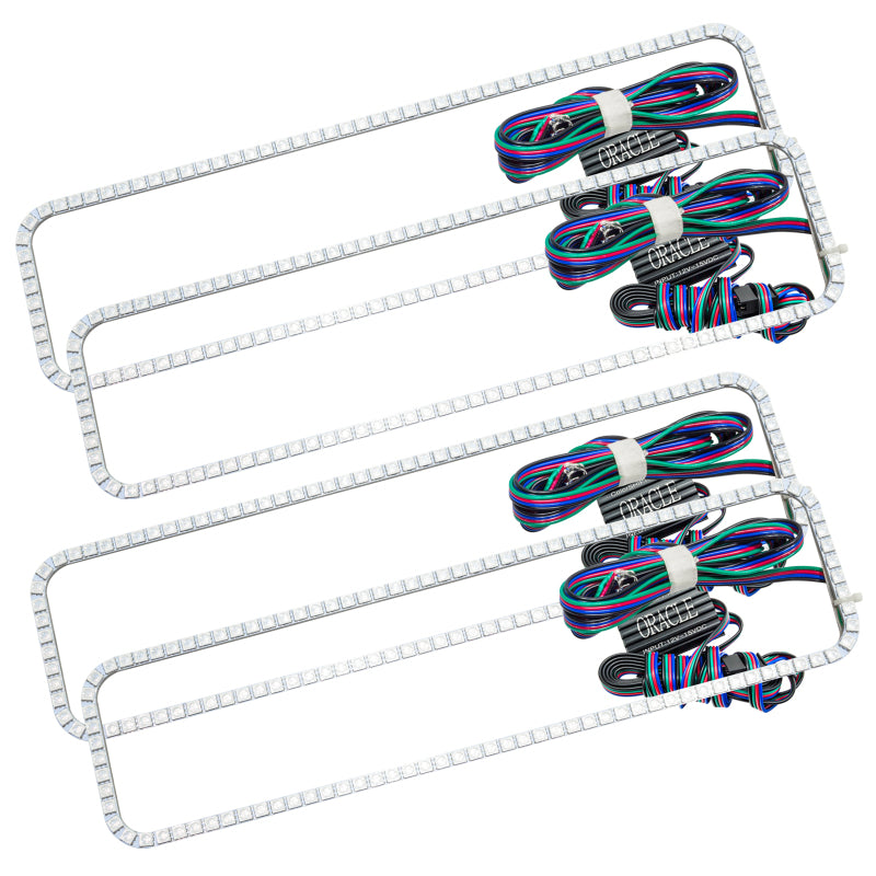 ORACLE Lighting Oracle Chevrolet Suburban 92-99 Dual Halo Kit - ColorSHIFT w/o Controller