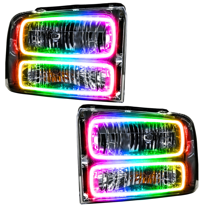 ORACLE Lighting Oracle 05-07 Ford F-250/350 SMD HL - Chrome - ColorSHIFT w/o Controller