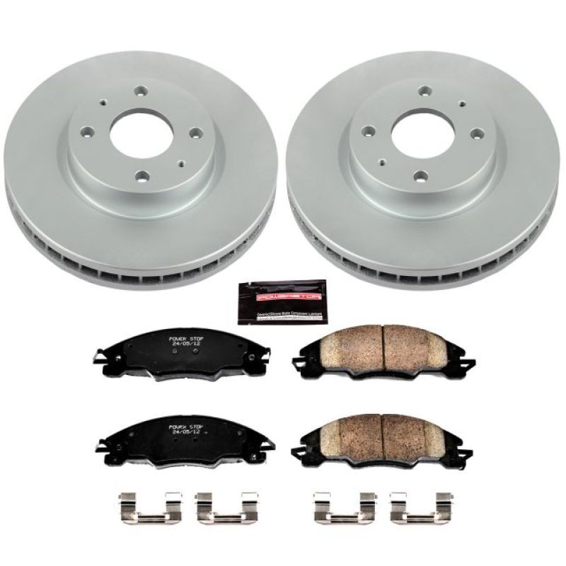 PowerStop Power Stop 08-11 Ford Focus Front Z17 Evolution Geomet Coated Brake Kit
