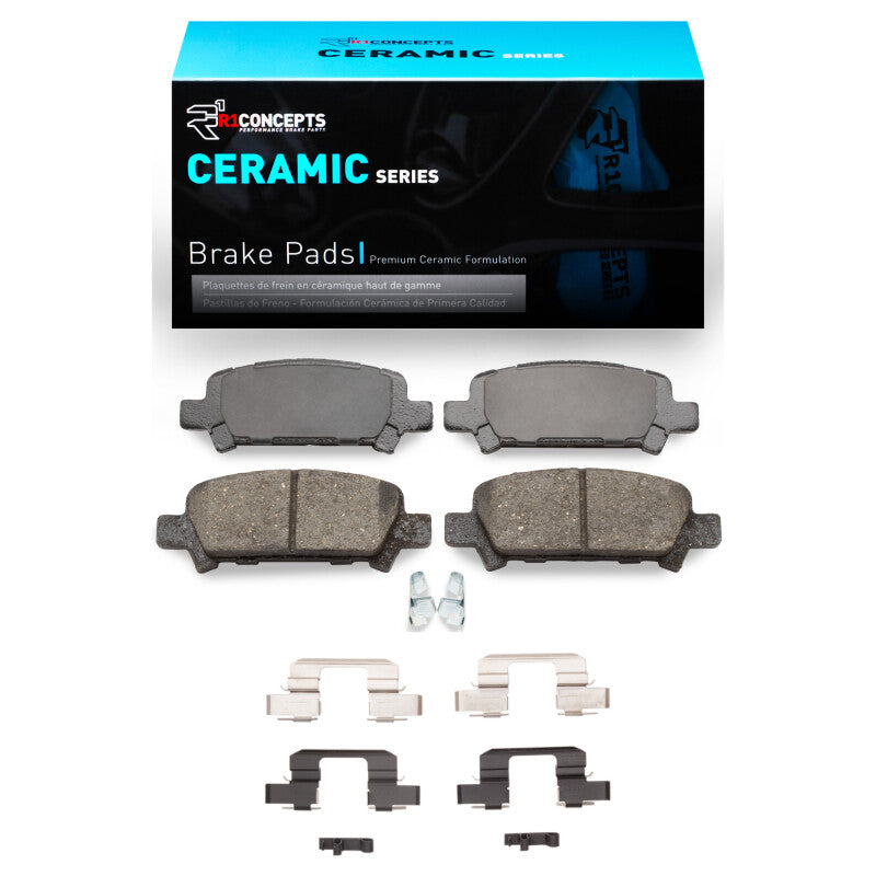 R1 Concepts R1 05-09 Subaru Legacy Rear Ceramic Pads & Hardware Kit