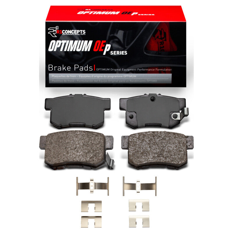 R1 Concepts R1 97-02 Acura CL Rear Optimum OE Pads & Hardware Kit