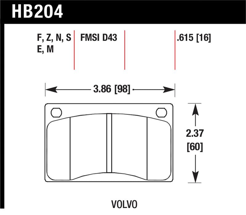 Hawk Performance Hawk HP+ Street Brake Pads